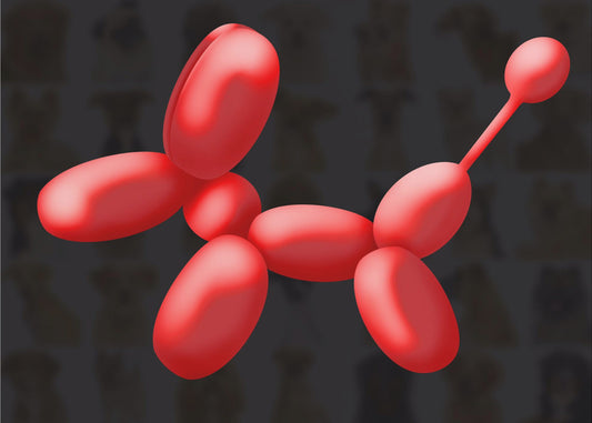 Ilmapallokoira | Canvastaulut