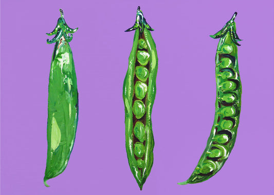 Herneet palkossa | Julisteet - Taidevedokset