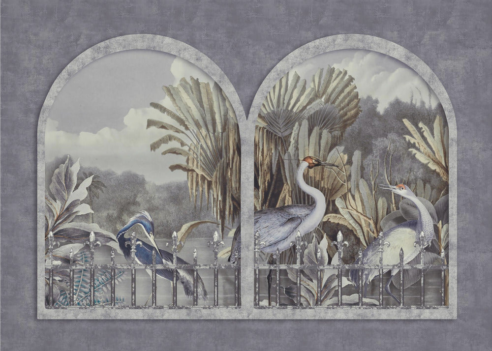 Cranes No2 | Wallpaper