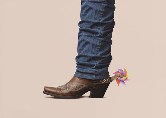 Nicht ernst gemeinter Cowboy | Leinwand-Bilder