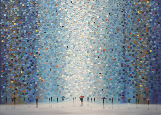 Parasole w nocy | Wydruki na łótnie