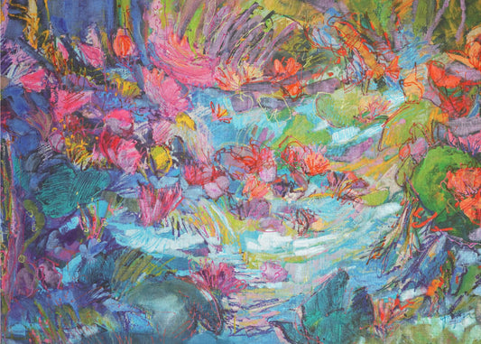 Żywy przepływ ogrodu | Wydruki na łótnie