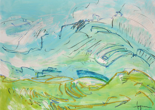 Wunderliche Hügellandschaft | Poster