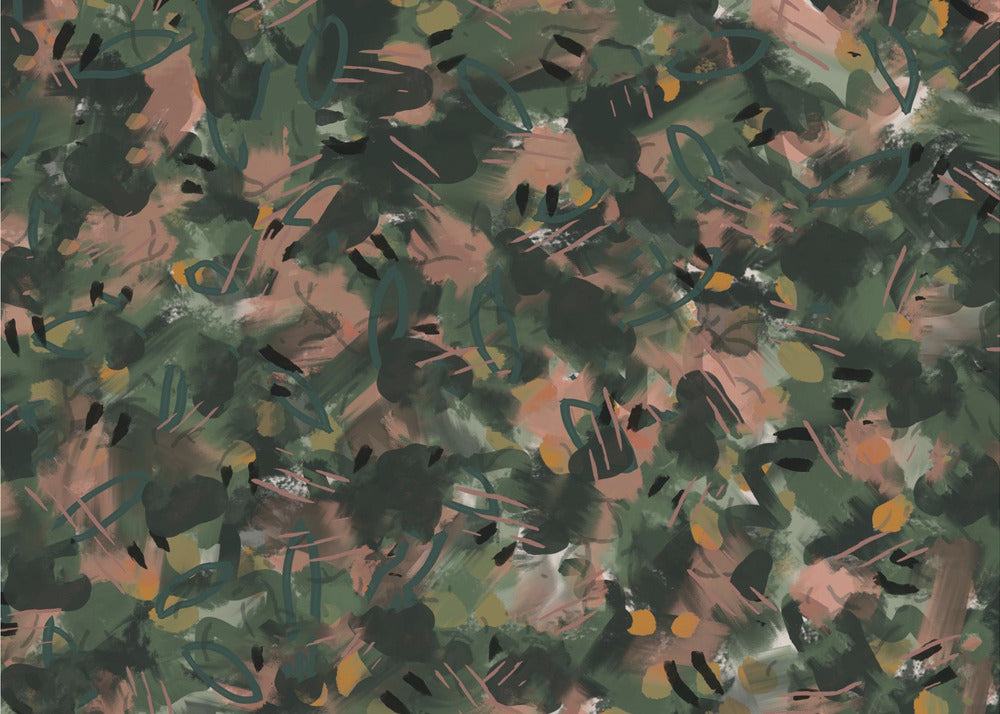 Modello giungla 1 | Carta da Parati Fotografica