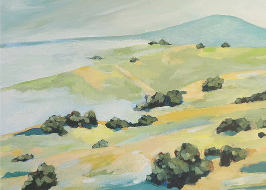 Mgła i wzgórza | Wydruki na łótnie