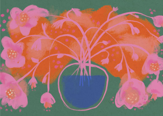 Floral Burst Symphonie | Poster