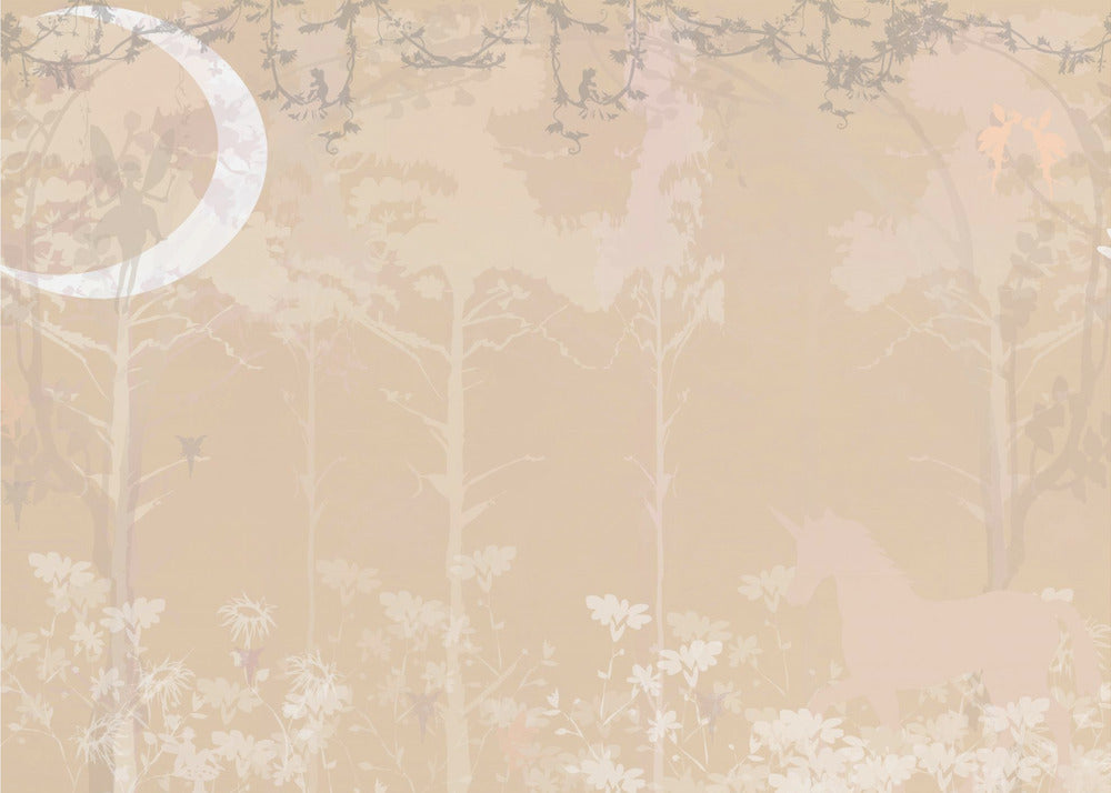 Keijumetsä lasten seinämaalaus | Valokuvatapetit