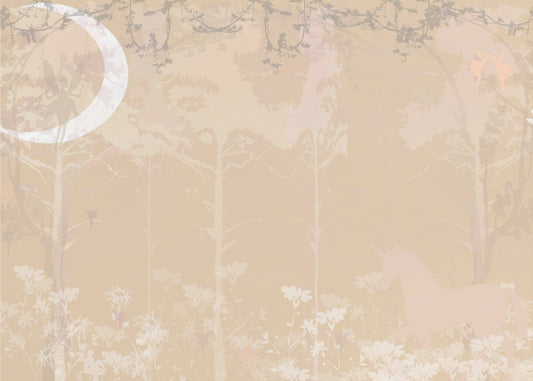 Keijumetsä lasten seinämaalaus | Valokuvatapetit