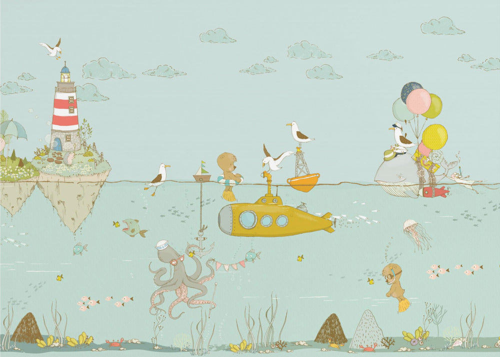 Gul ubåd | Fototapeter