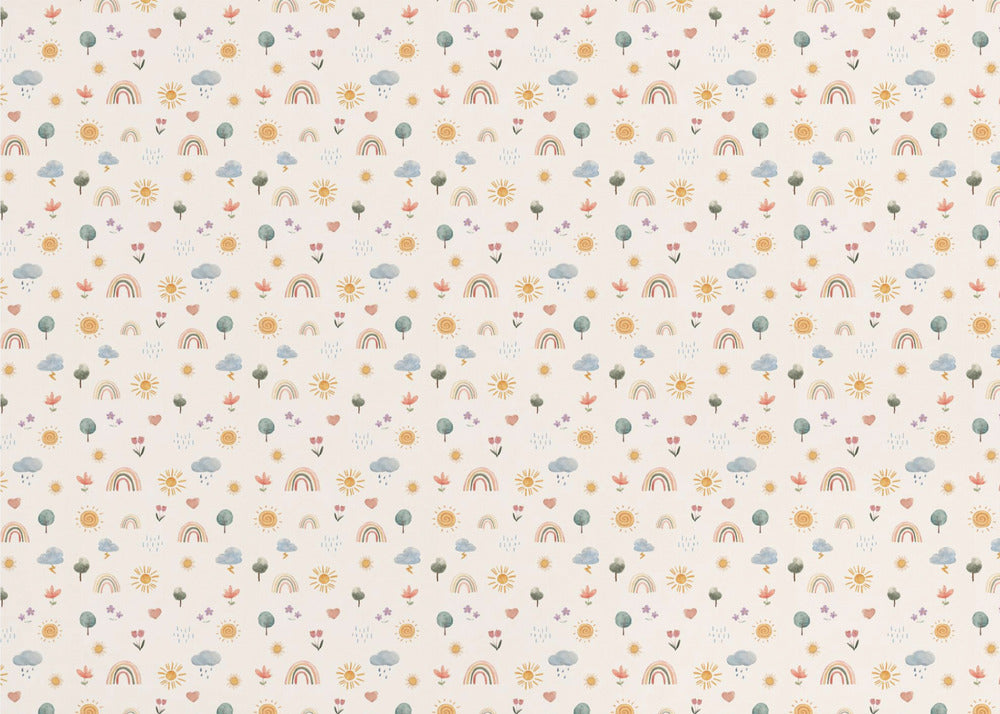 Seasonal Stickers Pattern | Wallpaper
