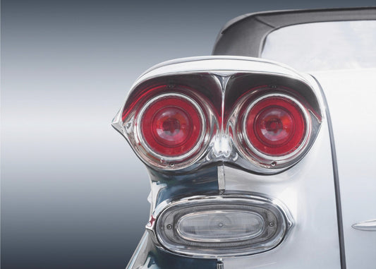 Amerykański klasyczny samochód Bonneville 1958 Cabrio | Wydruki na łótnie