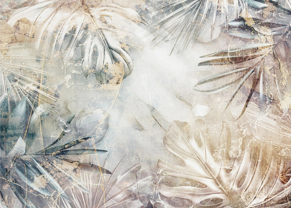 Blätter Blumenkunst Illustration 02 | Fototapeten