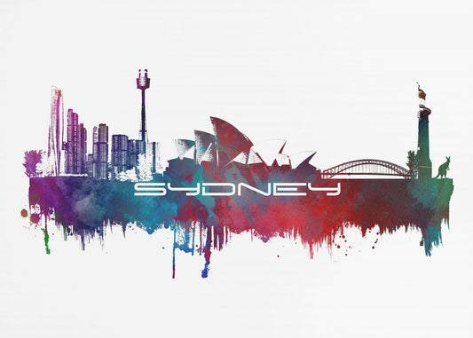 Sydney Australia Skyline City Art (2) | Poster