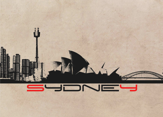 Sydney Australia Skyline City Art (4) | Poster