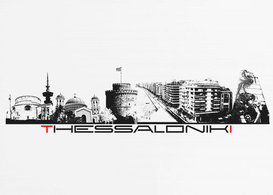 Thessaloniki Greece Skyline City Art (2) | Poster