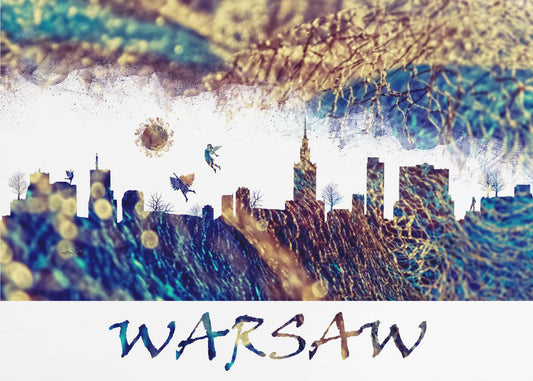 Warsaw Skyline Magic City Art | Poster