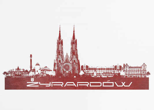 Żyrardów Poland Skyline City Art (2) | Poster