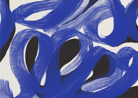 Blue Zen stroke | Poster