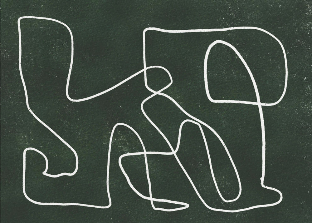 Vihreä raapustus | Canvastaulut