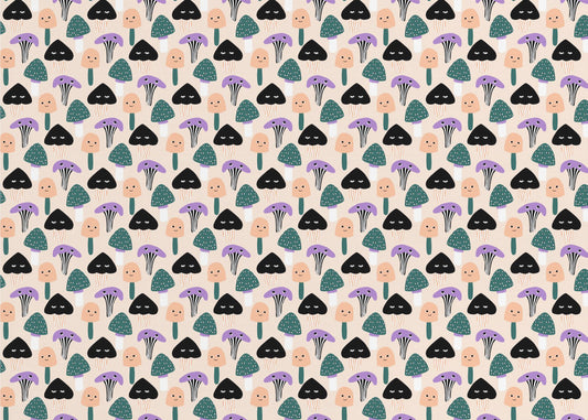 Magic Mushrooms (pattern design) | Wallpaper