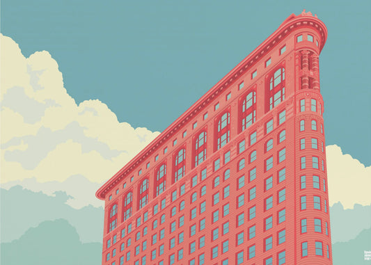 Budynek Flatiron w Nowym Jorku | Wydruki na łótnie