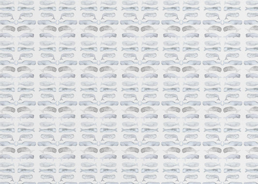 Kinder-Linien-Wal-Kunstkopie | Fototapeten