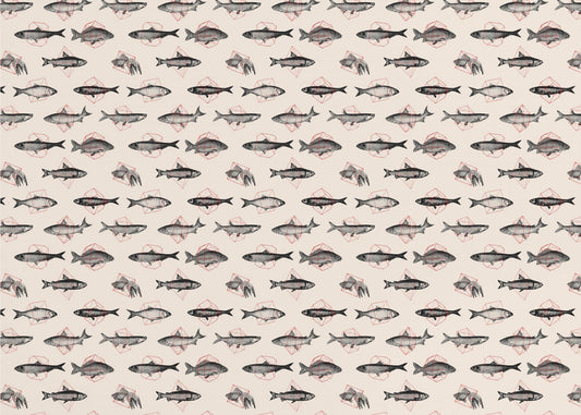 Ryba w geometrii nr 1 | Fototapeta