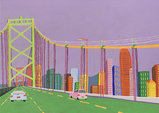 Most w zatoce Oakland | Wydruki na łótnie