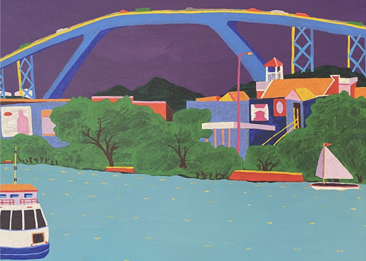 Königin-Juliana-Brücke | Leinwand-Bilder