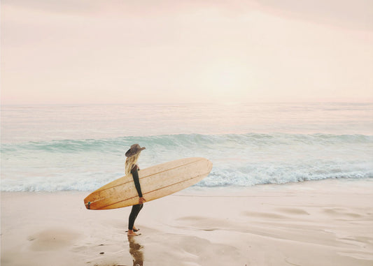 Surferka kowbojka | Wydruki na łótnie