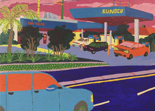 Sunoco-Station | Leinwand-Bilder