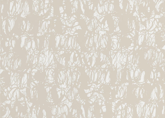 Abstract Ink Swirls Beige 1 | Poster