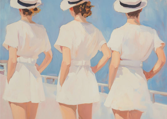 Retro Three Sailors | Poster