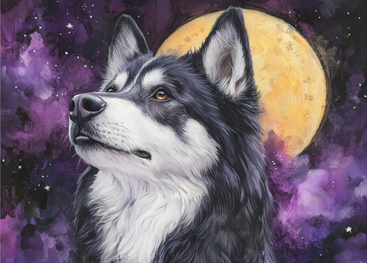 Hund Husky Wolfi | Poster