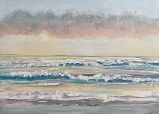 Aallot aamunkoitteessa | Valokuvatapetit