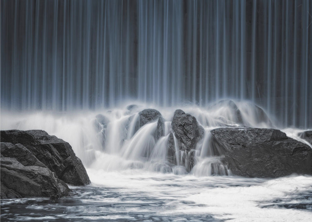 Sininen esirippu | Valokuvatapetit