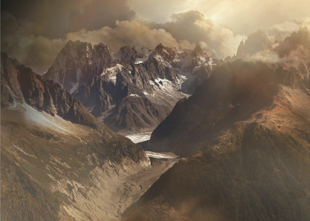 Macizo del Mont Blanc | Papel Pintado Fotográfico