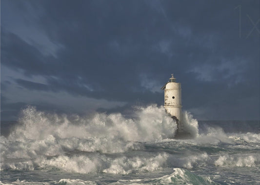 Leuchtturm Mangiabarche (Calasetta-Sardinien) | Fototapeten