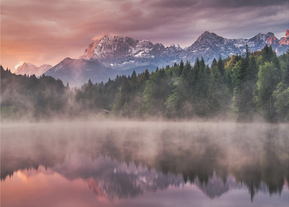 Amanecer en el lago | Posters  - Impresiones de Arte