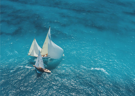 Blaue Kreuzung | Poster - Kunstdruck