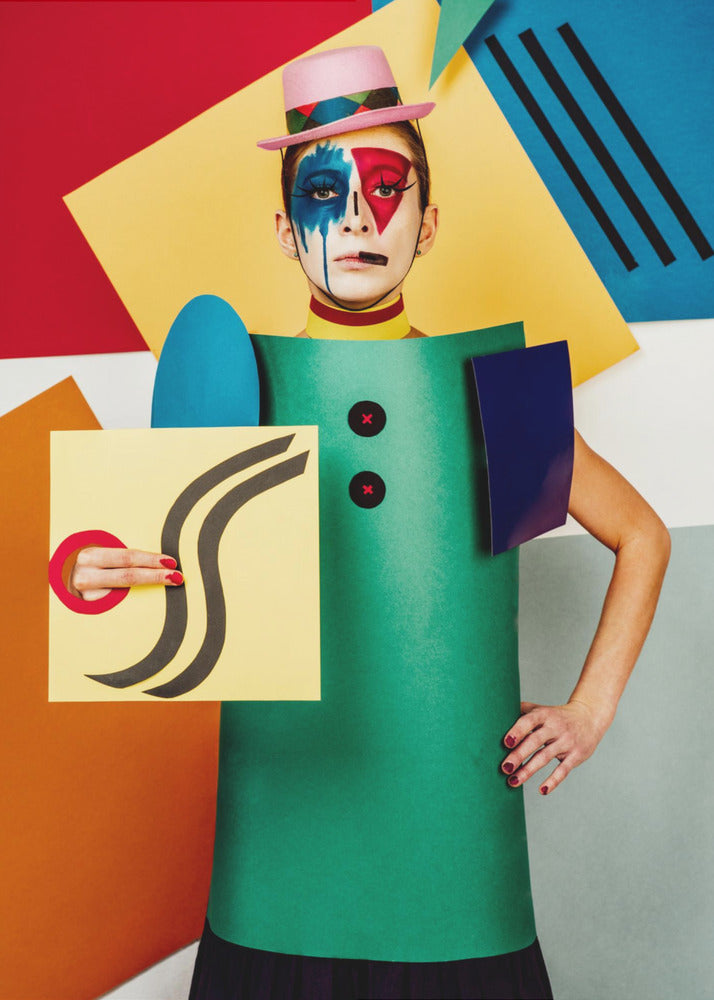 Suprematystyczny portret Leny Naymkiny | Wydruki na łótnie