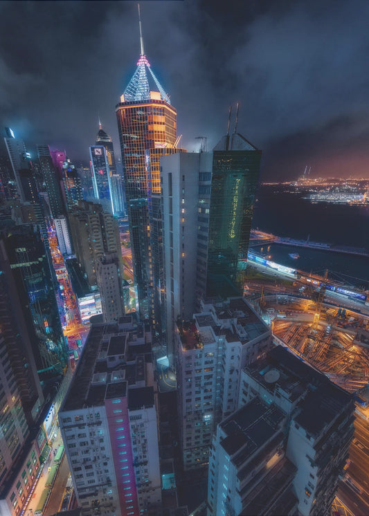 Latanie nad Hongkongiem | Wydruki na łótnie