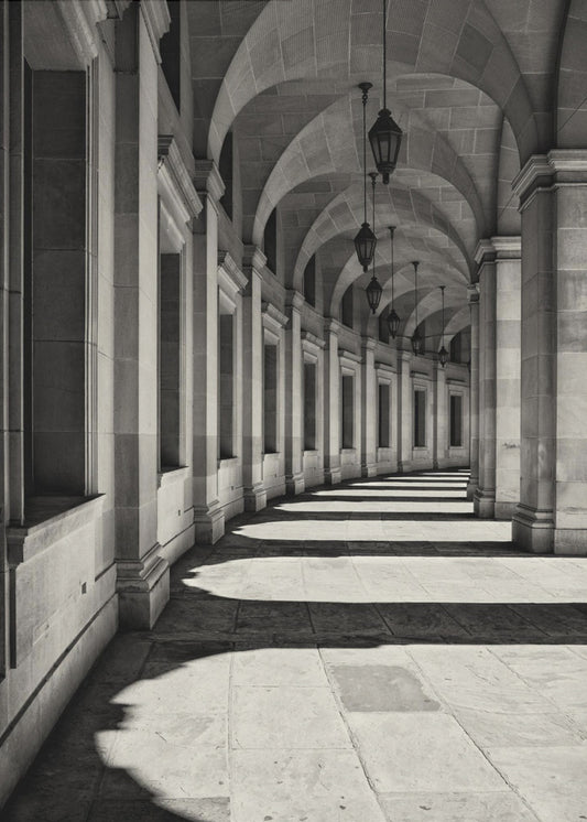 Korytarz zakrzywiony | Wydruki na łótnie