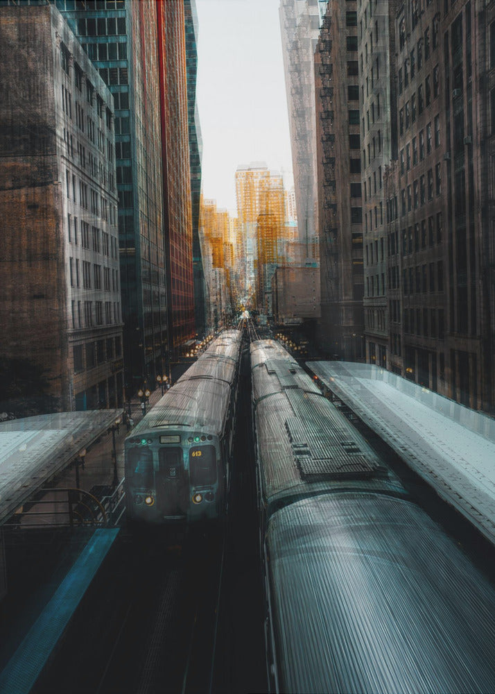 Stacja Chicago | Wydruki na łótnie