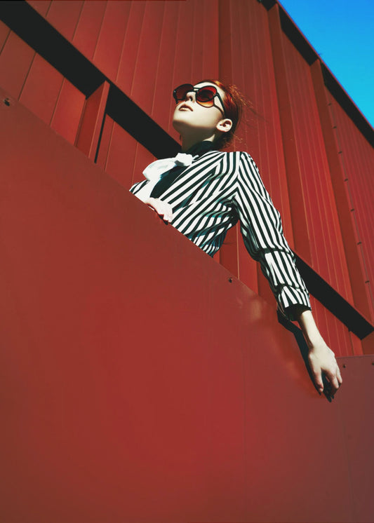 Gegen den roten Himmel | Leinwand-Bilder