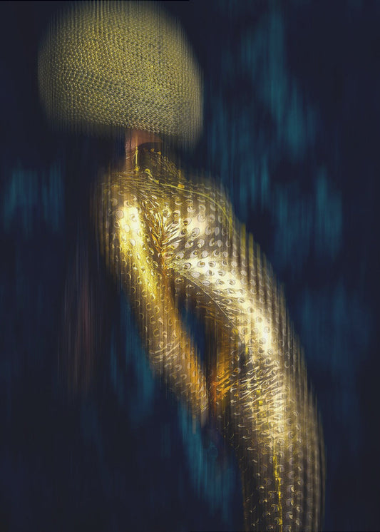 Schimmernde Silhouette | Leinwand-Bilder