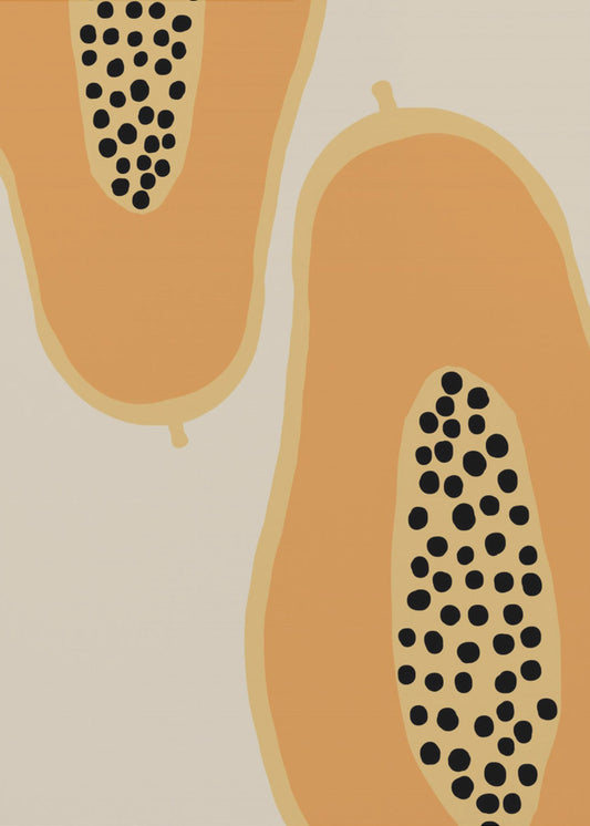 Papayafrucht | Poster - Kunstdruck