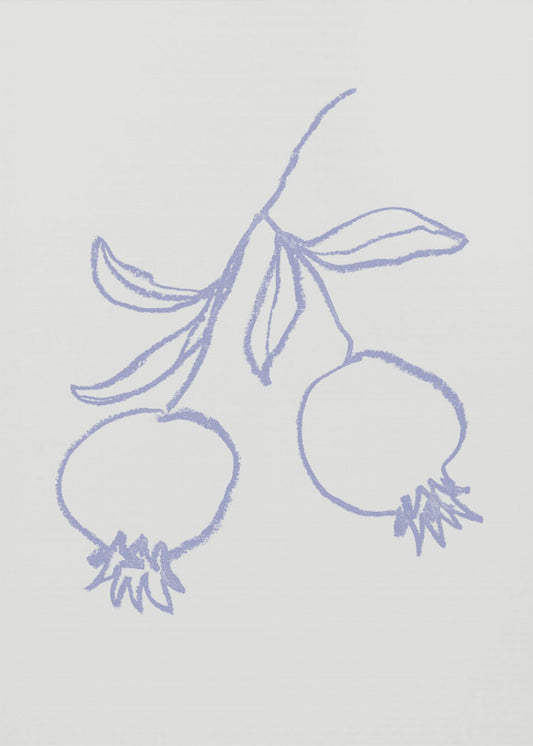Granatapfel-Flieder | Poster - Kunstdruck