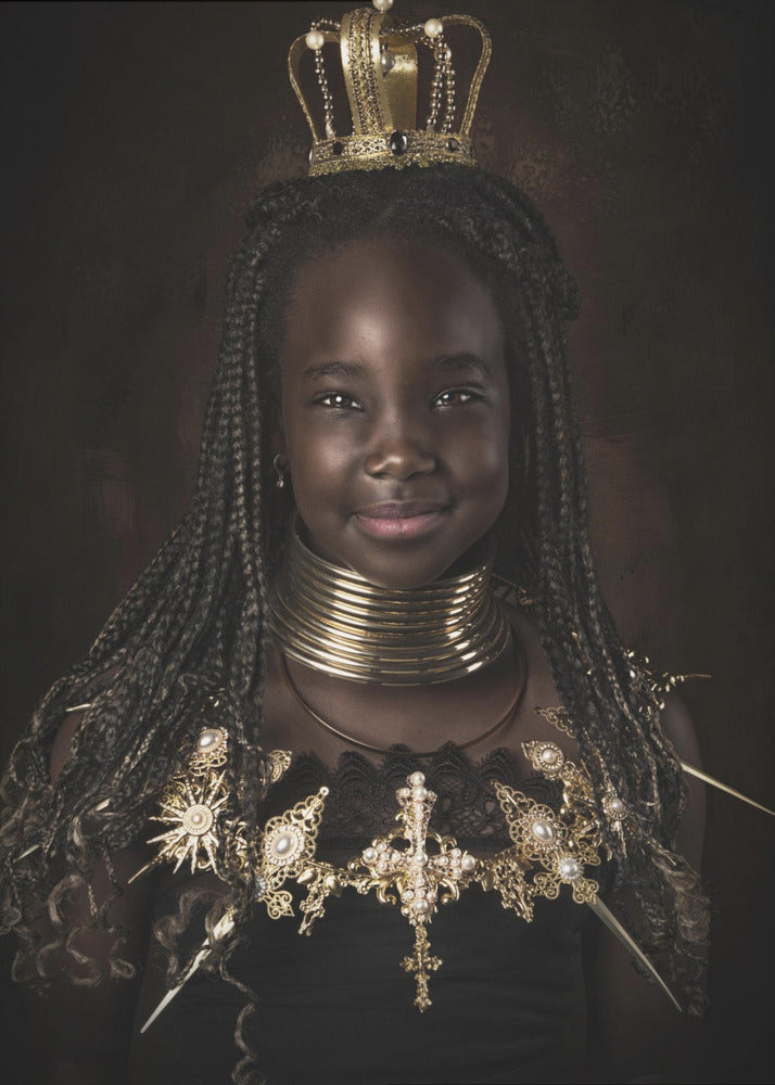 Chica dorada | Impresiones en Lienzo