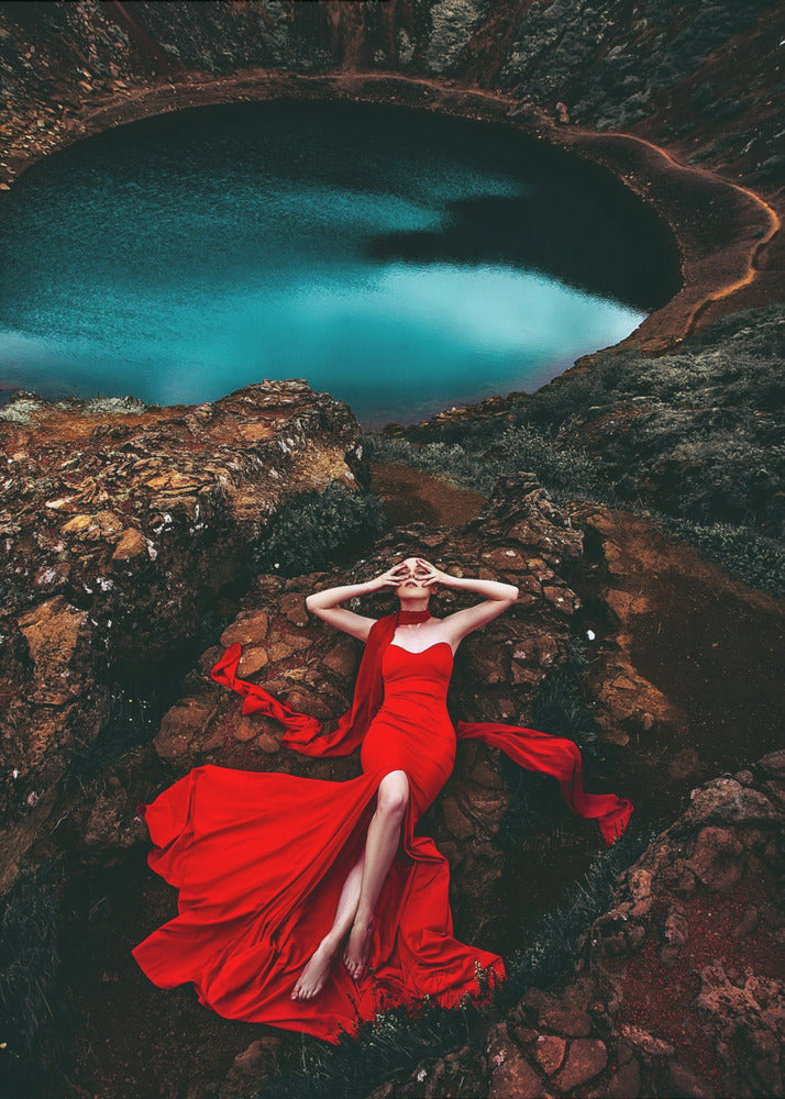 Brasa junto al abismo | Impresiones en Lienzo